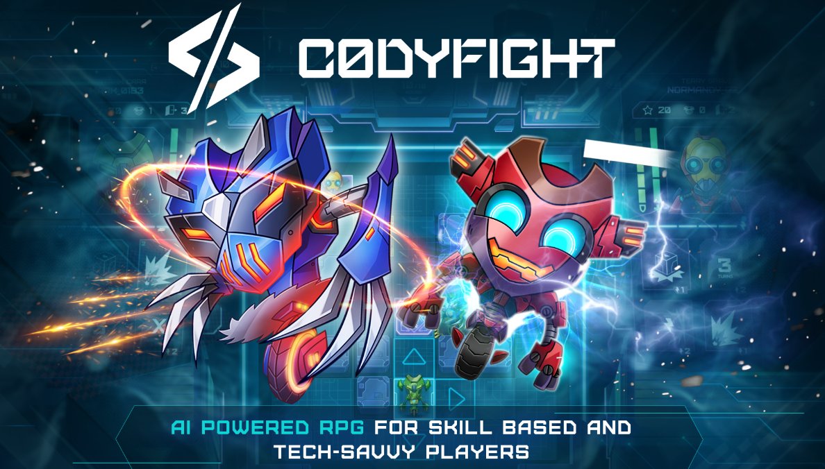 𝘾𝙤𝙙𝙮𝙁𝙞𝙜𝙝𝙩 - 𝘼𝙄 𝙗𝙤𝙩 𝙨𝙩𝙧𝙖𝙩𝙚𝙜𝙞𝙘 𝙜𝙖𝙢𝙚🤖

Today, we got <a href="/codyfight/">Codyfight</a> , a strategic browser game partnered with industry giants that is coming into web3! 

Let's dive into this🧵: