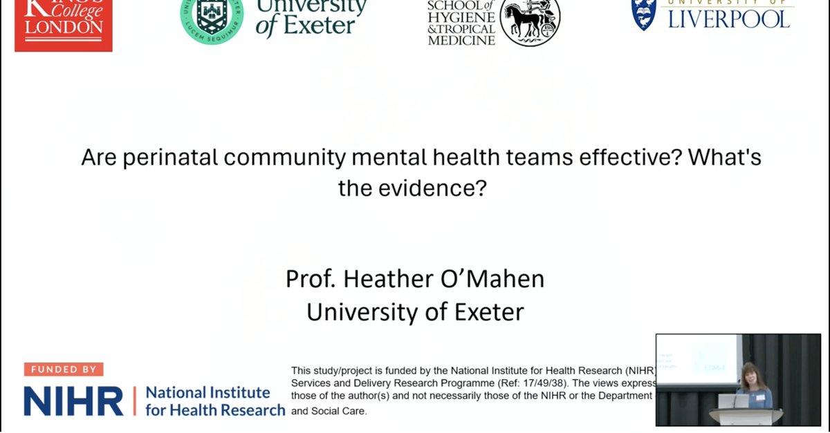 We are delighted to welcome Professor Heather O' Mahen as one of our key-note speakers to the annual #UKIMS2024 conference, discussing the very important impact of community mental health team #perinatal #mentalhealth @TheMarceSociety