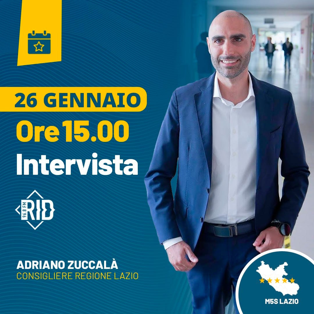 Oggi il nostro <a href="/ZuccalaAdriano/">Adriano Zuccalà</a> interverrà alle 15.00 a Radio Incontro Donna. Non perdetevelo!