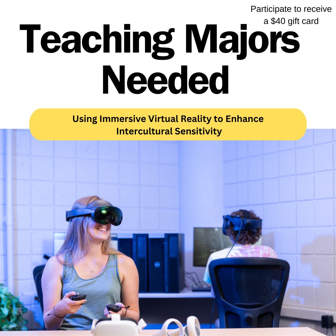 You can still participate in the ongoing study on immersive virtual reality to enhance intercultural sensitivity in January- February 2024!Sign up here 👉 bit.ly/3sV5SBT