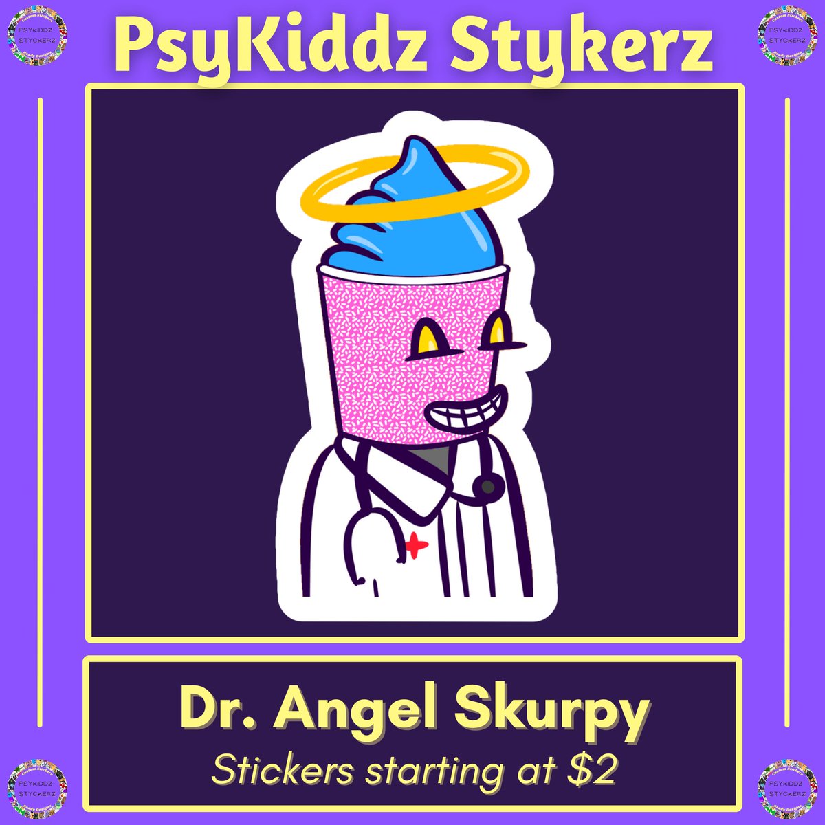 Find these fun Skurpy Town stickers on our shop!

Transform your surroundings with our eye-catching vinyl stickers!
Dive into a world of creativity and make a statement with PsyKiddz Stykerz!

Decorative stickers starting at just $2

Get Slappin'