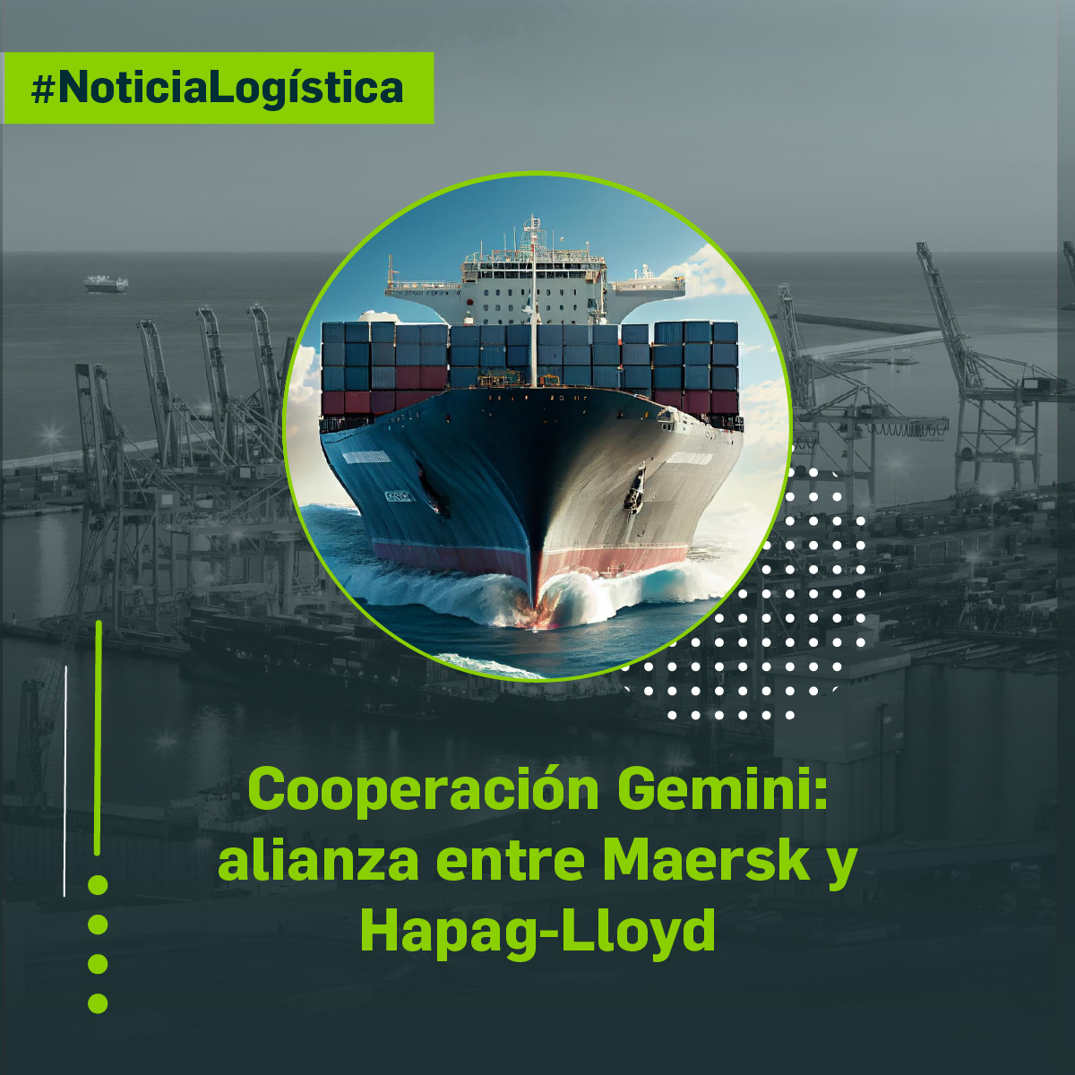 Se dio a conocer la alianza llamada “Cooperación Gemini” entre la naviera <a href="/Maersk/">Maersk</a>  y la empresa alemana <a href="/HapagLloydAG/">Hapag-Lloyd AG</a> a partir de febrero de 2025.

👉🏻Aquí te contamos en qué consiste: zonalogistica.com/nueva-alianza-…