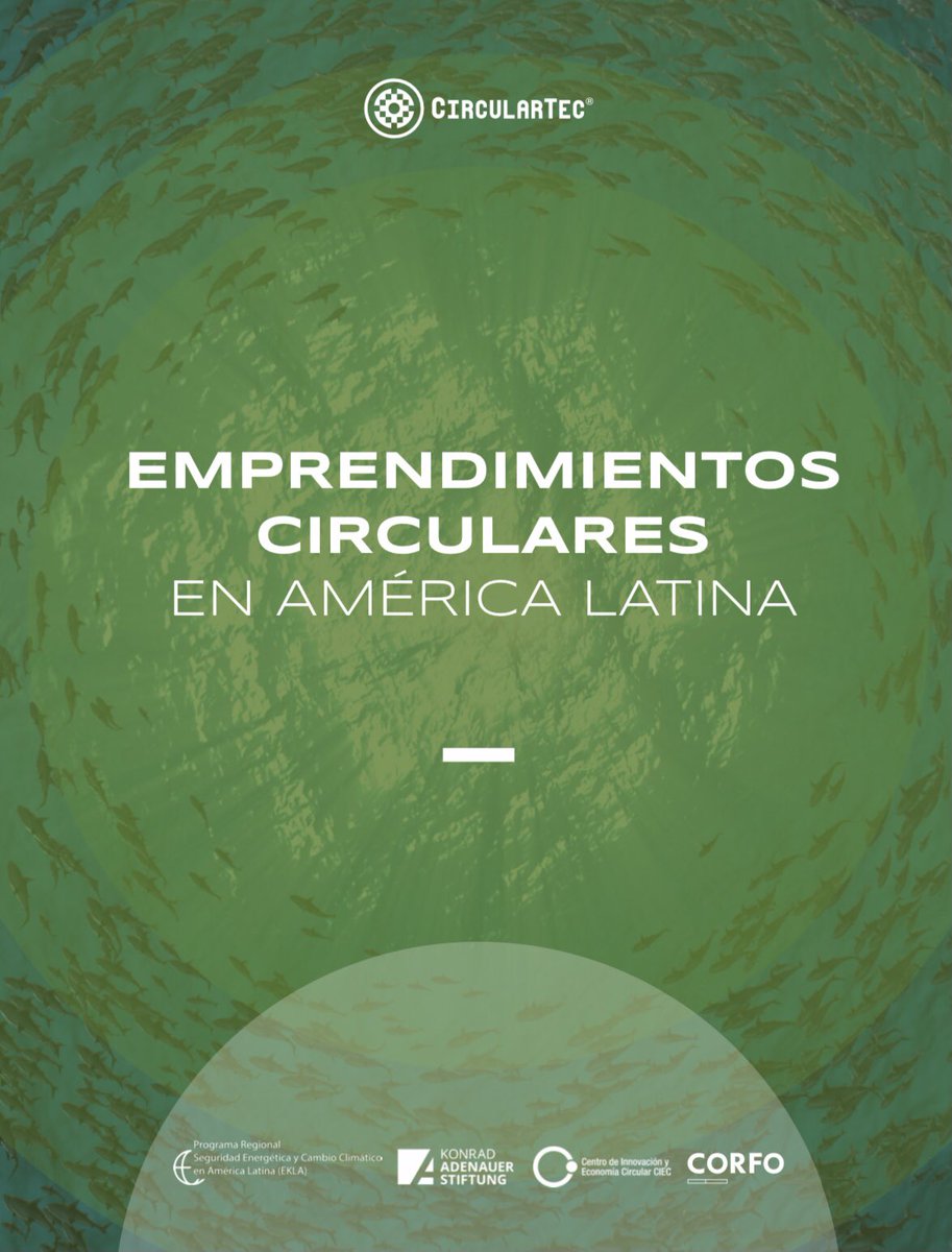 circular_tec's tweet image. ⭕📗 Lanzamos este documento que sistematiza las voces y experiencias de más de 60 emprendedoras y emprendedores circulares de América Latina.
🔗 Publicación disponible en nuestro sitio web: circulartec.cl/wp-content/upl…
