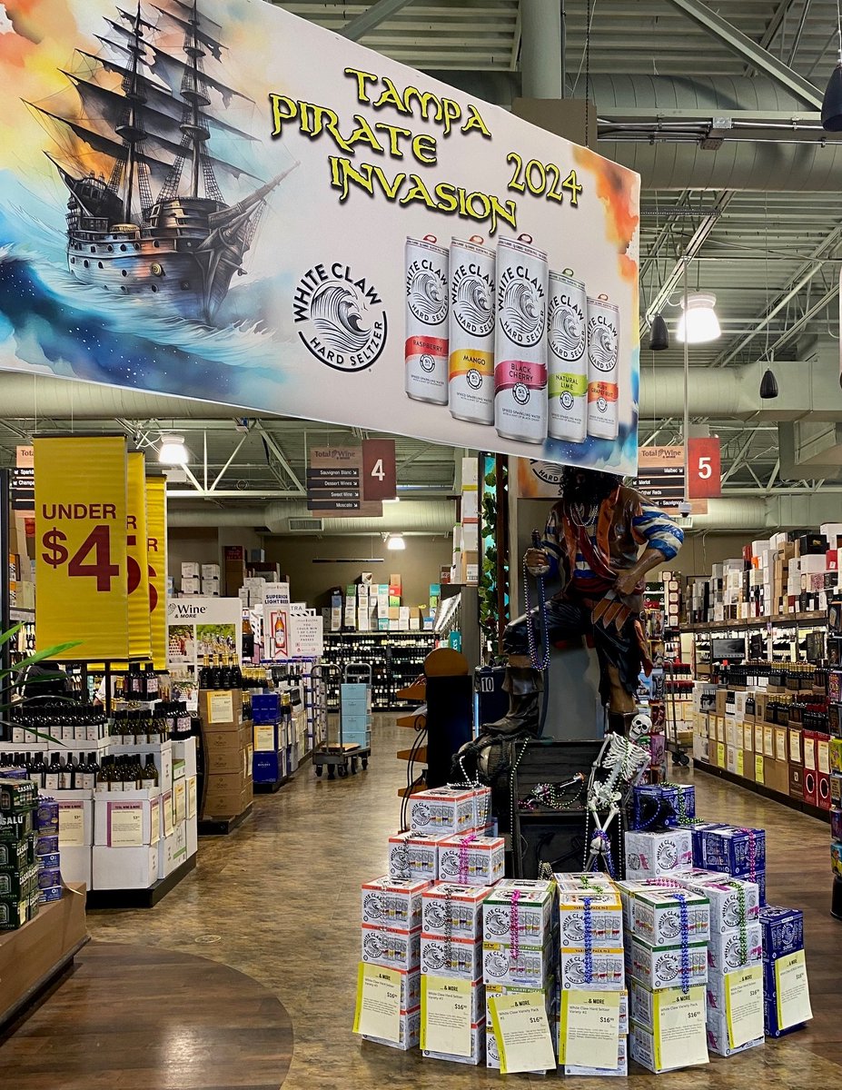 JJTaylorFL's tweet photo. Ahoy, Tampa! 🏴‍☠️ Get ready to sip the finest brews for Gasparilla Pirate Fest this weekend! 🍻  Head to your local store and hoist the sales with the best beers in town. Let the pirate spirit flow! https://t.co/peTNOAEcR1