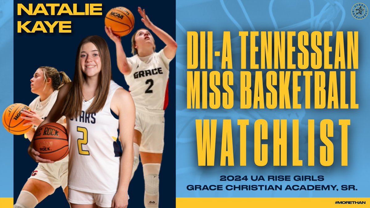 Congratulations to Natalie Kaye (<a href="/nataliepkaye/">Natalie Kaye</a>) for being named to The Tennessean's DII-A Miss Basketball Watchlist. 

We're so proud of you, Natalie!