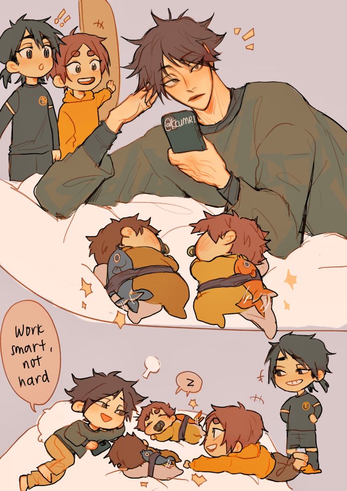 work smart, not hard! 🧠🐟💨
#osasunakomo #haikyuu 