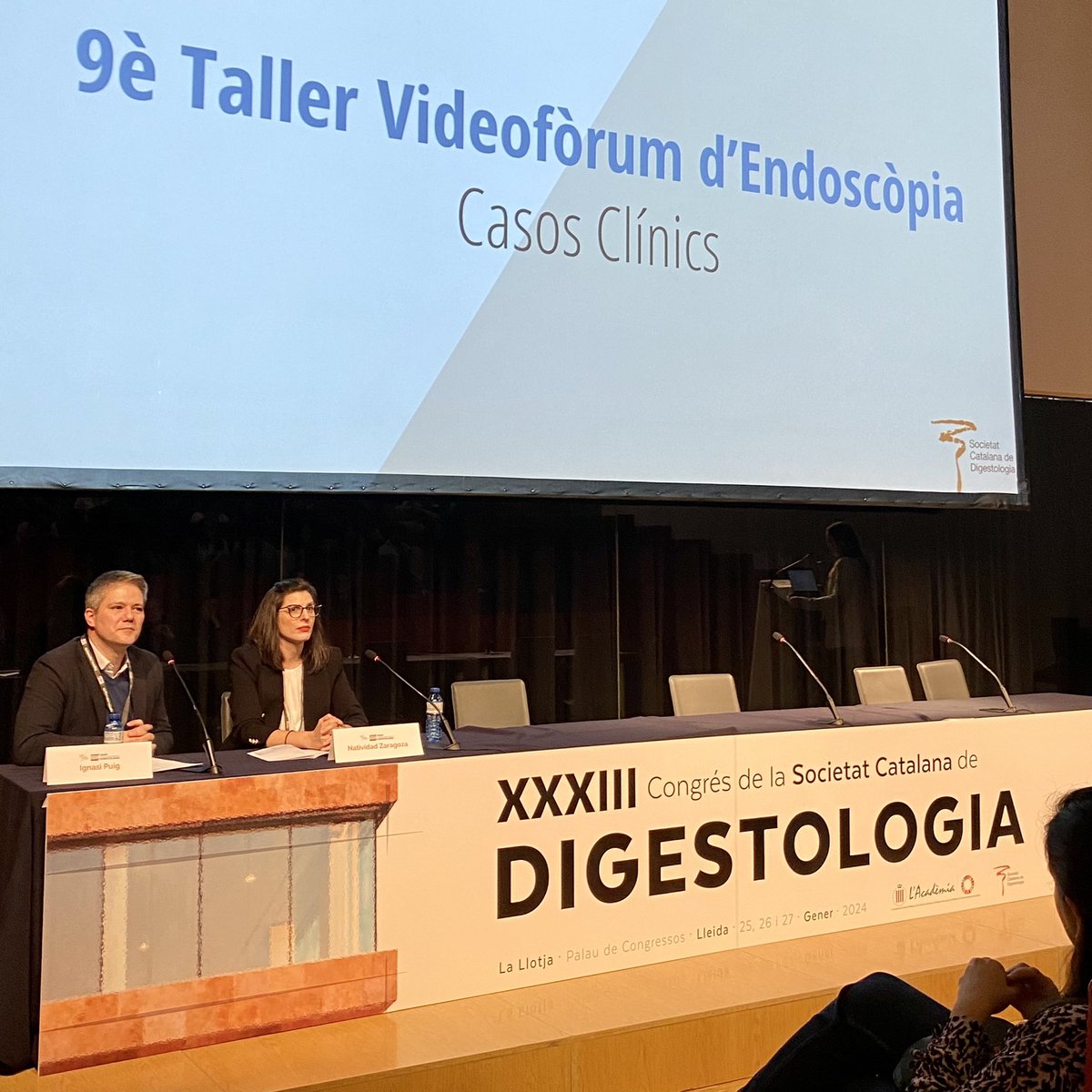 goesgroup's tweet image. El coordinador del @goesgroup, @ignasipuigc, dirigeix i modera el 9è Taller videofòrum d’endoscòpia del #SCDigestiu24. Casos interessants i didàctics en la primera jornada del XXXIII Congrés de la @SCDigestologia.

@althaiamanresa #SomAlthaia