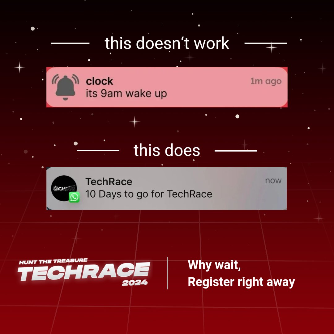 OculusSeesAll's tweet photo. Counting down the days to our very first pre-event of Oculus’24!!🚀🛰️

Only 10 days to go for TechRace. What are you waiting for?!?? GO REGISTER👾

Racers, start your engines, cuz TechRace is ready for you🏆 https://t.co/kdgkA35C4P