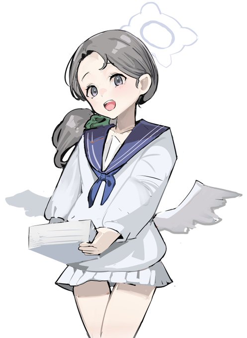 #ブルアカ 
5thPVみなおすたびにこの子かわいいなってなってる

イラストかいてるのかな

モブrkgk 