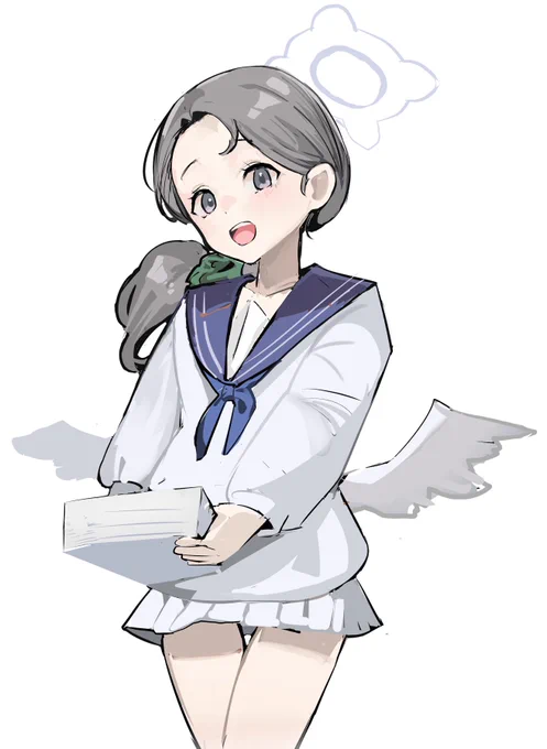 #ブルアカ 5thPVみなおすたびにこの子かわいいなってなってるイラストかいてるのかなモブrkgk 