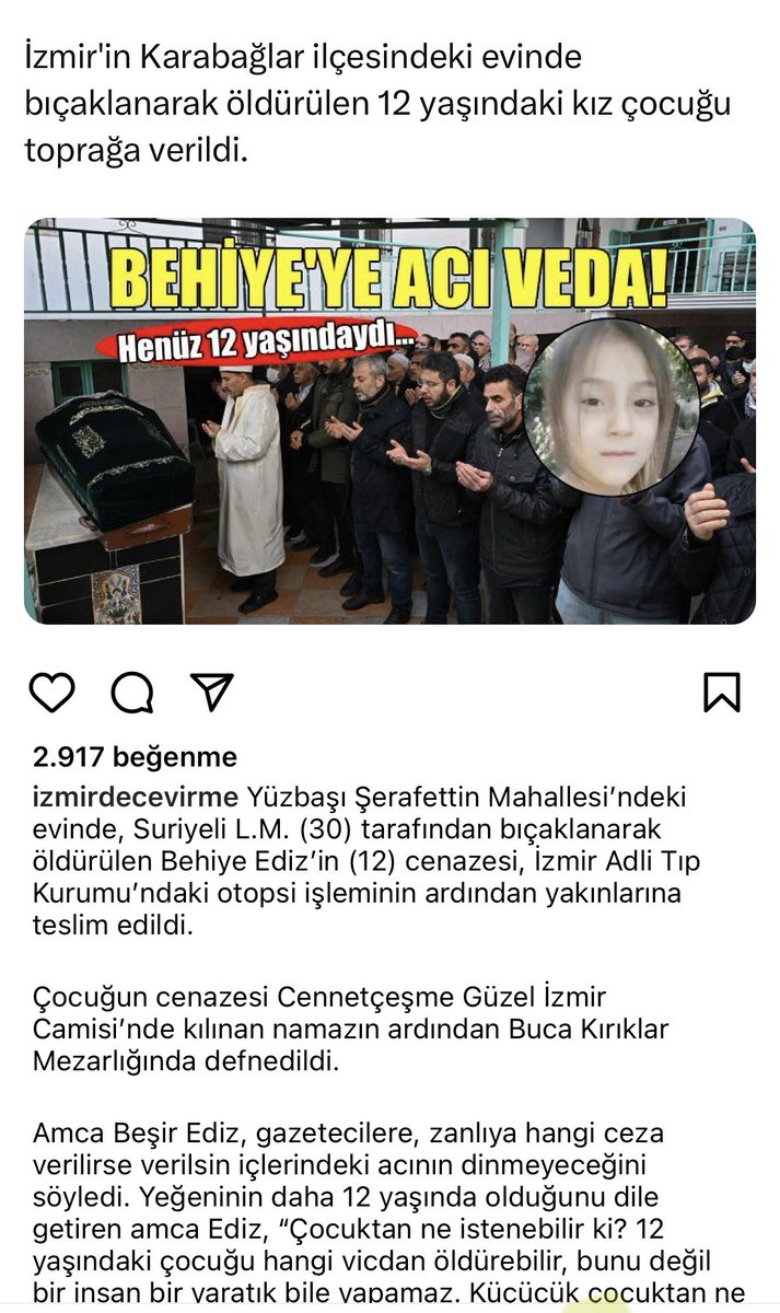 Ülkesini korumak için savaşmaktan aciz suriyeli gelip İzmir’de 12 yaşındaki çocuğu öldürüyor. 
Söyleyeceklerim bu kadar!!!

#Suriyeli #sapık #deprem #tecavüzcüaramızda