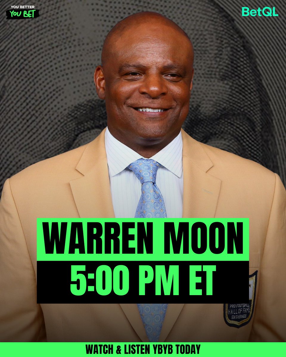 🚨MOON JOINS YBYB🚨 Hall of Famer @WMoon1 will join @TheKostos & @LockyLockerson to share his analysis on both of the marquee playoff games this weekend!🏈 📺: watchstadium.com/live 📻: @SIRIUSXM 160 | XM 205