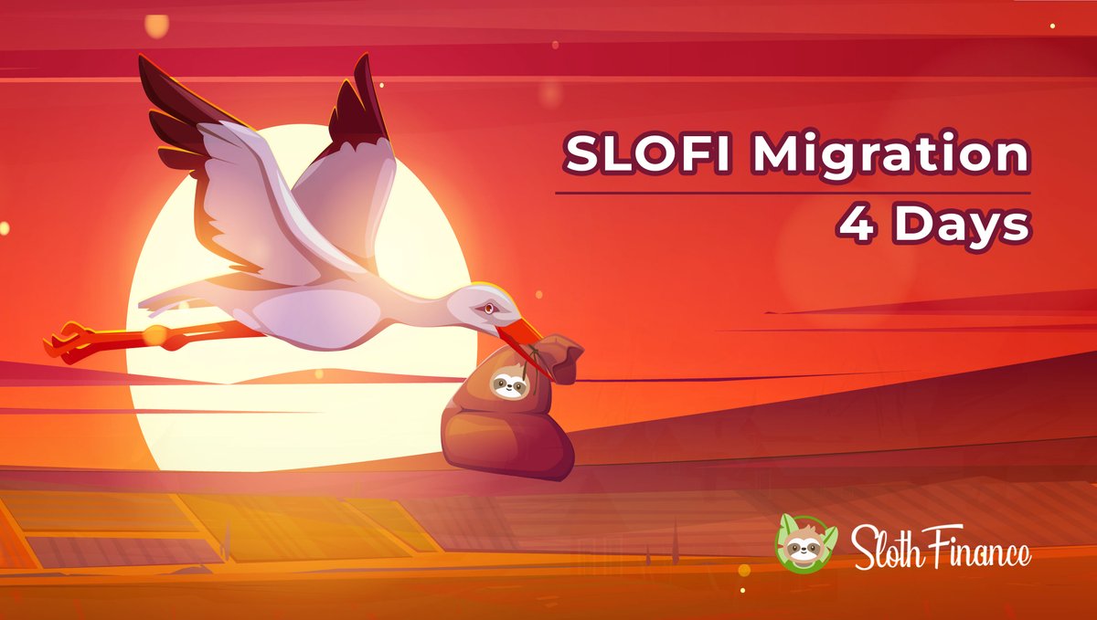🌐 4 Days to Go!

The transition from $SOY to #SLOFI is just around the corner. 

Ensure you're all set for a smooth migration. 

Join the #DeFi exciting times with #SlothFinance!
➡️ t.me/Soy_Finance

 #4DaysToSLOFI #CryptoNewsToday