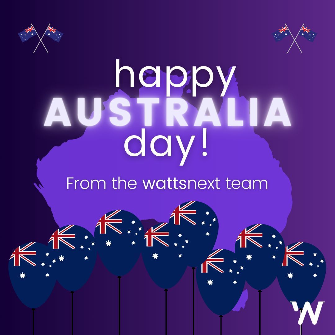 Celebrating the spirit of Australia on this special day! 🇦🇺 Happy Australia Day from the wattsnext team! 🎉🐨 Wishing everyone a day filled with joy, unity, and Aussie pride. Cheers to the land Down Under! 🥳🎇 #AustraliaDay #wattsnextTeam #AussiePride