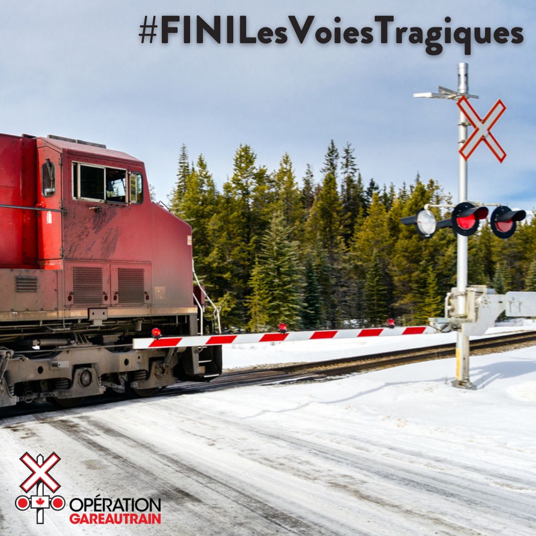 🚥 Les choix que vous faites aux passages à niveau peuvent vous sauver la vie.

🛑À un passage à niveau, arrêtez-vous, attendez que les signaux s’arrêtent et que les barrières se lèvent, puis poursuivez votre route en toute sécurité! operationgareautrain.ca/blog-fr/fevrie…
