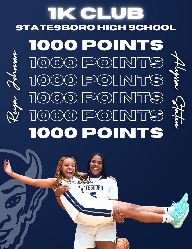Statesboro Women’s Basketball (@statesboro_wbb) on Twitter photo Reya Johnson and Alyssa Staten, have shared the court for 4 years, reaching 1k together embodies our unwavering dedication. "Everybody eats" isn't just a motto ; it's the core of our success! 🏀💙 #LadyBlueDevils🏀 #Statesboro1kClub 🚀
<a href="/1reyajohnson/">Reya Johnson🌟</a> <a href="/AlyssaStaten9/">Alyssa Staten</a> Reya Johnson and Alyssa Staten, have shared the court for 4 years, reaching 1k together embodies our unwavering dedication. "Everybody eats" isn't just a motto ; it's the core of our success! 🏀💙 #LadyBlueDevils🏀 #Statesboro1kClub 🚀
<a href="/1reyajohnson/">Reya Johnson🌟</a> <a href="/AlyssaStaten9/">Alyssa Staten</a>