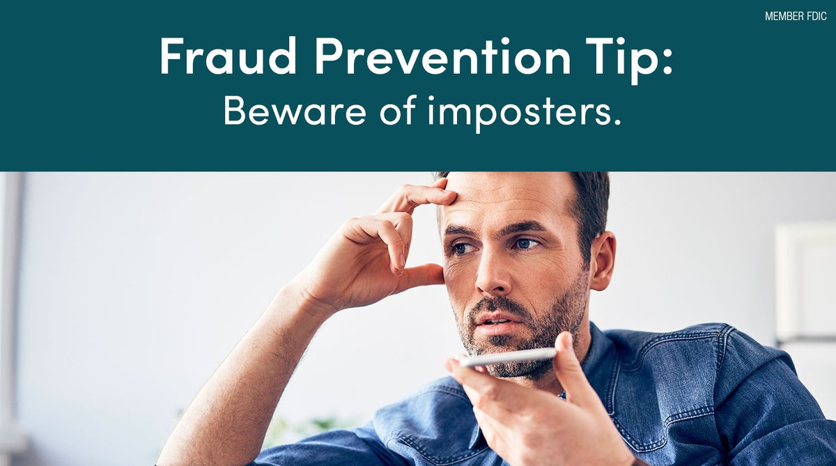 Beware of imposters trying to deceive you into sending money by pretending to be someone you know or trust, such as a government employee or a debt collector. It’s a good idea to call the organization or government agency to confirm the legitimacy before sending any money.