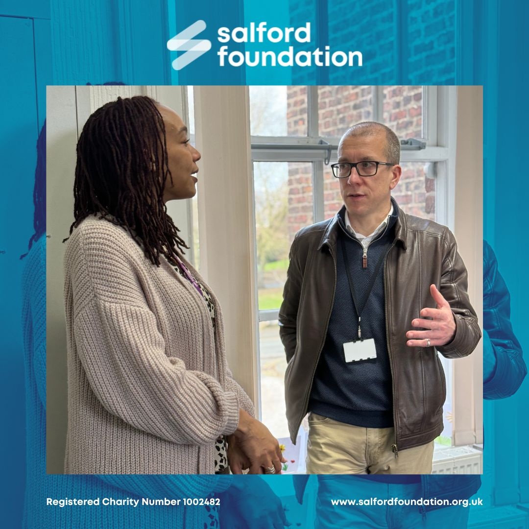 SalfordFDN's tweet image. Huge thanks to @salford_mayor Paul Dennett and @tomstannard for coming down to see the great work we're doing at our Acton Square hub today 🙌

#MensServices #AdultSupport #Salford