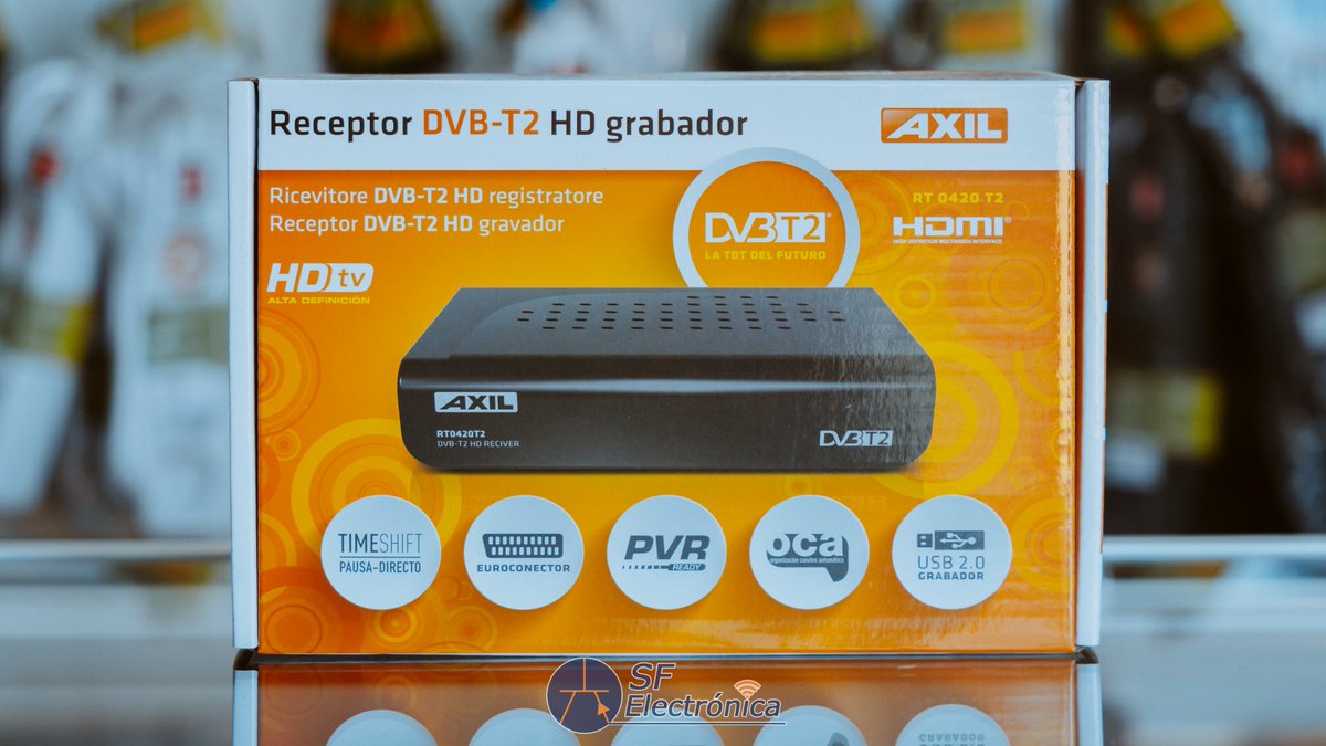 Receptor TDT Axil RT0420T2 TDT2 HD