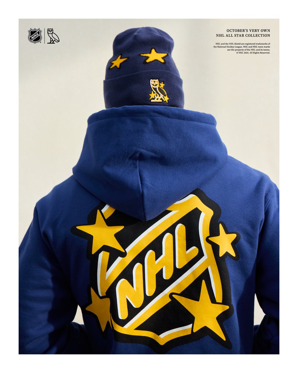 welcomeOVO's tweet photo. October’s Very Own celebrates the 68th annual NHL All-Star game hosted in Toronto, Canada with a limited-edition collection featuring the legendary hall of famer No. 66 Mario Lemieux. 
 
OVO x NHL All Star Available January 26 in-store and online. 

#nhl
#octobersveryown https://t.co/AI28hsIKqI