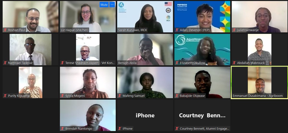 Congratulations to the 12 stellar young African leaders who make up the inaugural cohort of the Pamoja Founders Project! Learn more about this leadership development program in partnership with the @PepsiCo Foundation and @thedprize here: bit.ly/3Hxr6K5