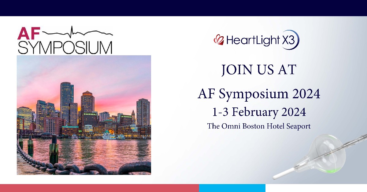 Join us at the Spotlight Session II - New and Emerging Technologies in Arrhythmia Management on Saturday, February 3rd, from 1:30-2:30 PM, and learn more about the Development of True Single Shot PFA with an Ultra-Compliant Balloon #X4. CardioFocus #PFA #AFSymposium