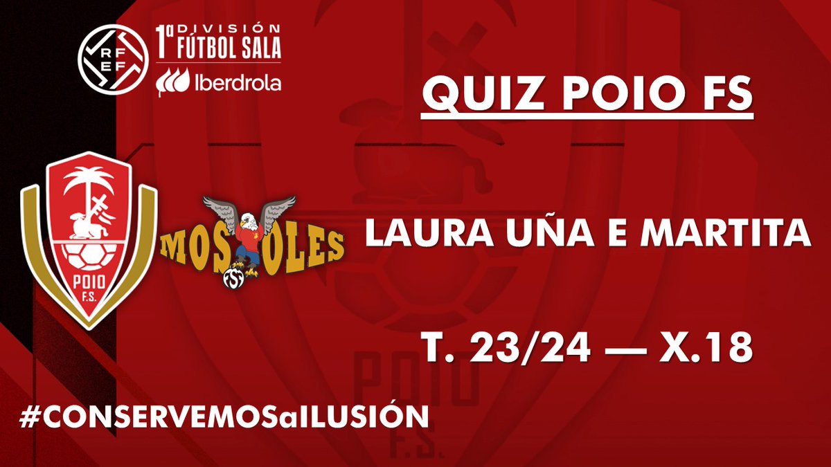 Seguimos co #QuizPoioFS cun duelo entre a primeira campioa e a actual subcampioa 😲 ➡️ youtube.com/watch?v=ufxARO… A cousa estivo moi intensa, veremos se ó final ten que entrar o VAR 😂 #PoioPescamar #PoioMóstoles #ConservemosAIlusión