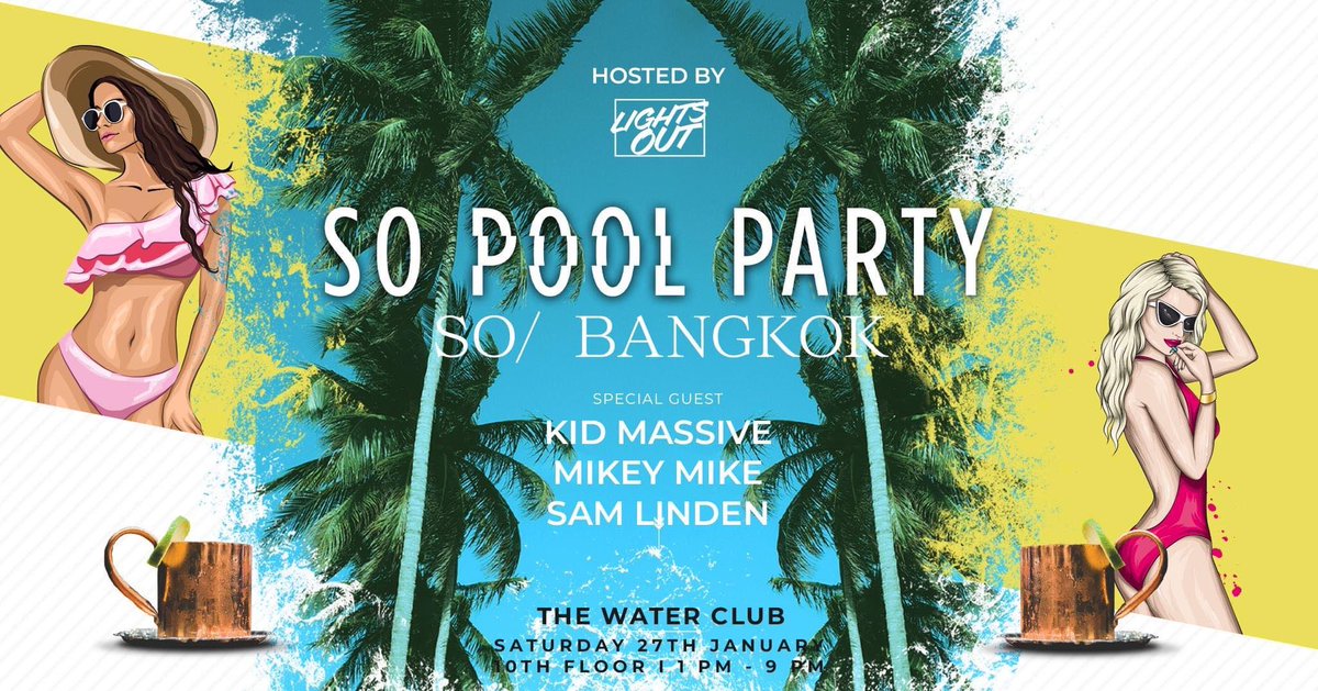 Spiderman2099T's tweet photo. ใครอยากไป เพียง แค่รีทวิต แล้ว คอมเม้นได้เลย แจกบัตรเข้างาน so pool party ที่ โรงแรม SO/ Bangkok 
วันที่ 27 ม.ค งานเริ่ม 18:00 ถึง 21:00 มูลค่าบัตรเข้างาน 800 บาท ฟรี https://t.co/SQJA56oNYF