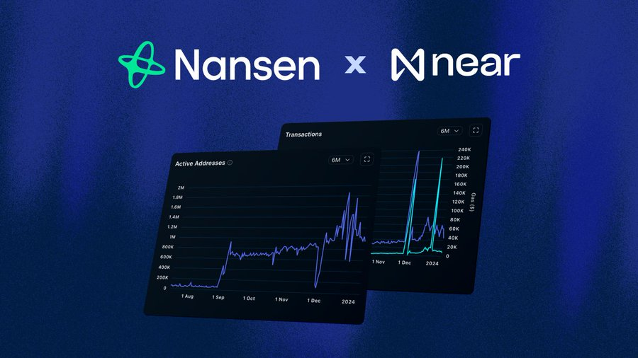 NEARWEEK's tweet photo. 👨🏻‍💻 @nansen_ai just launched a @NEARProtocol public dashboard that provides comprehensive macro insights on NEAR's growing ecosystem.

We've compiled a thread breaking down all the features of the #Nansen x #NEAR dashboard.

Read all about it here anon! 🔽🧵 https://t.co/2od9azPR2Z