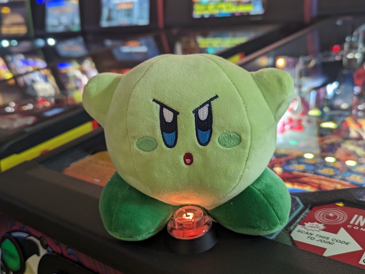 Green kirby plush sales