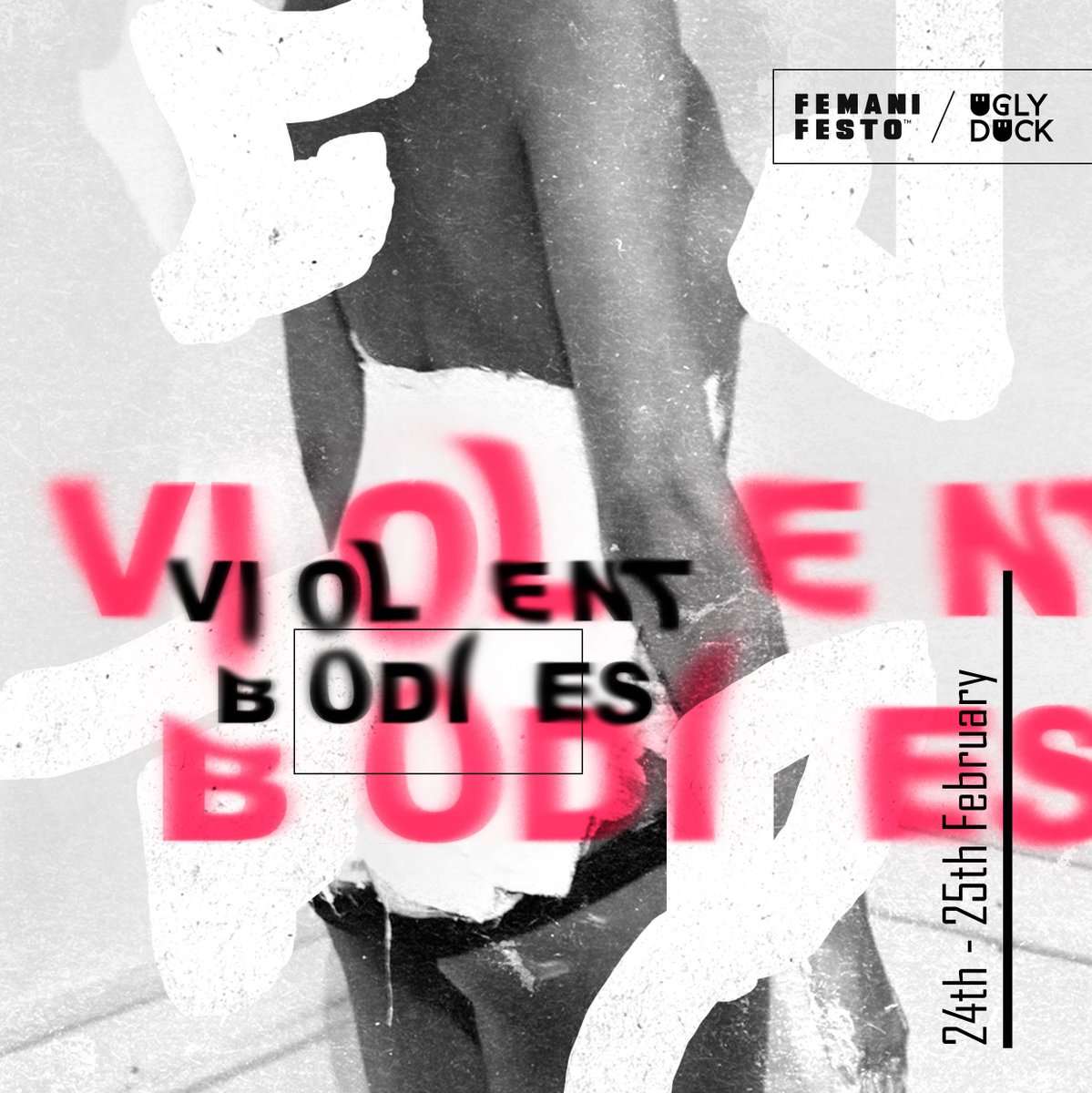 VIOLENT BODIES is an investigation on the topic of trust, both towards other bodies as well as our own.  The exhibition will feature interactive artworks, workshops, talks and performances. uglyduck.org.uk/event/violent-…