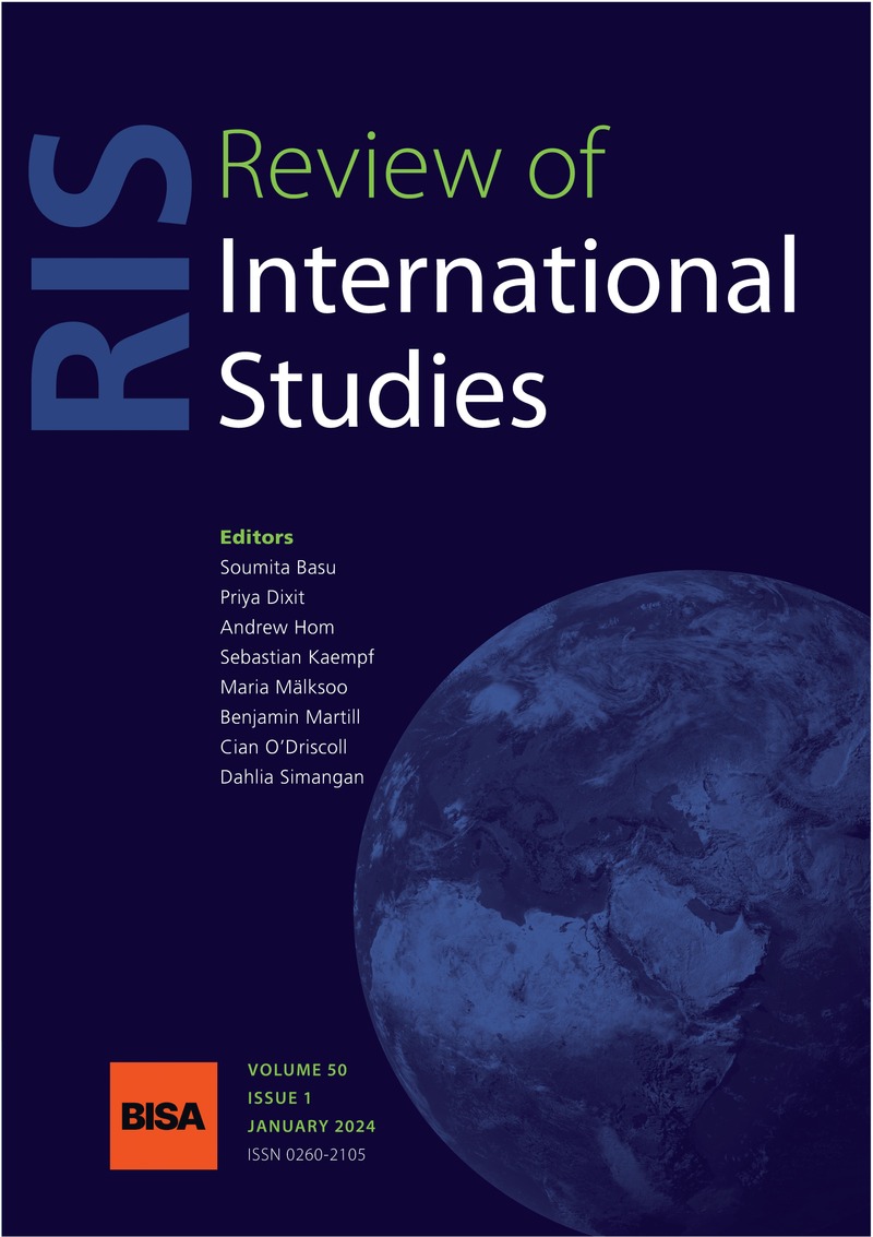 To further globalize IR, <a href="/RISjnl/">RIS</a> welcomes submissions 
from various theoretical, methodological, substantive, and geographical perspectives. Visit the journal's homepage for details: cambridge.org/core/journals/…