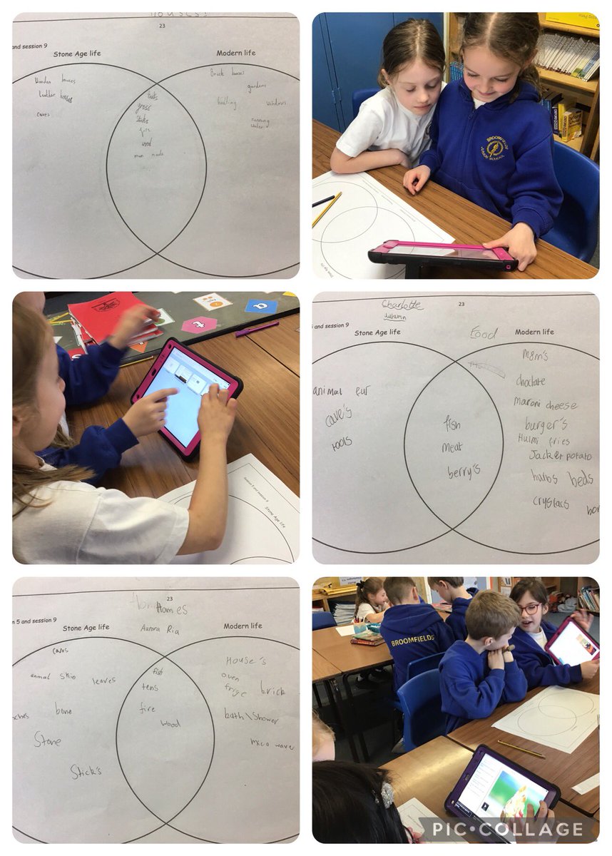 BroomfieldsJnr's tweet photo. 3AR children have been researching Stone Age life and comparing it to modern times. #BroomfieldsYear3 #BroomfieldsEnglish #BroomfieldsComputing #BroomfieldsHistory https://t.co/4BNSupneBp