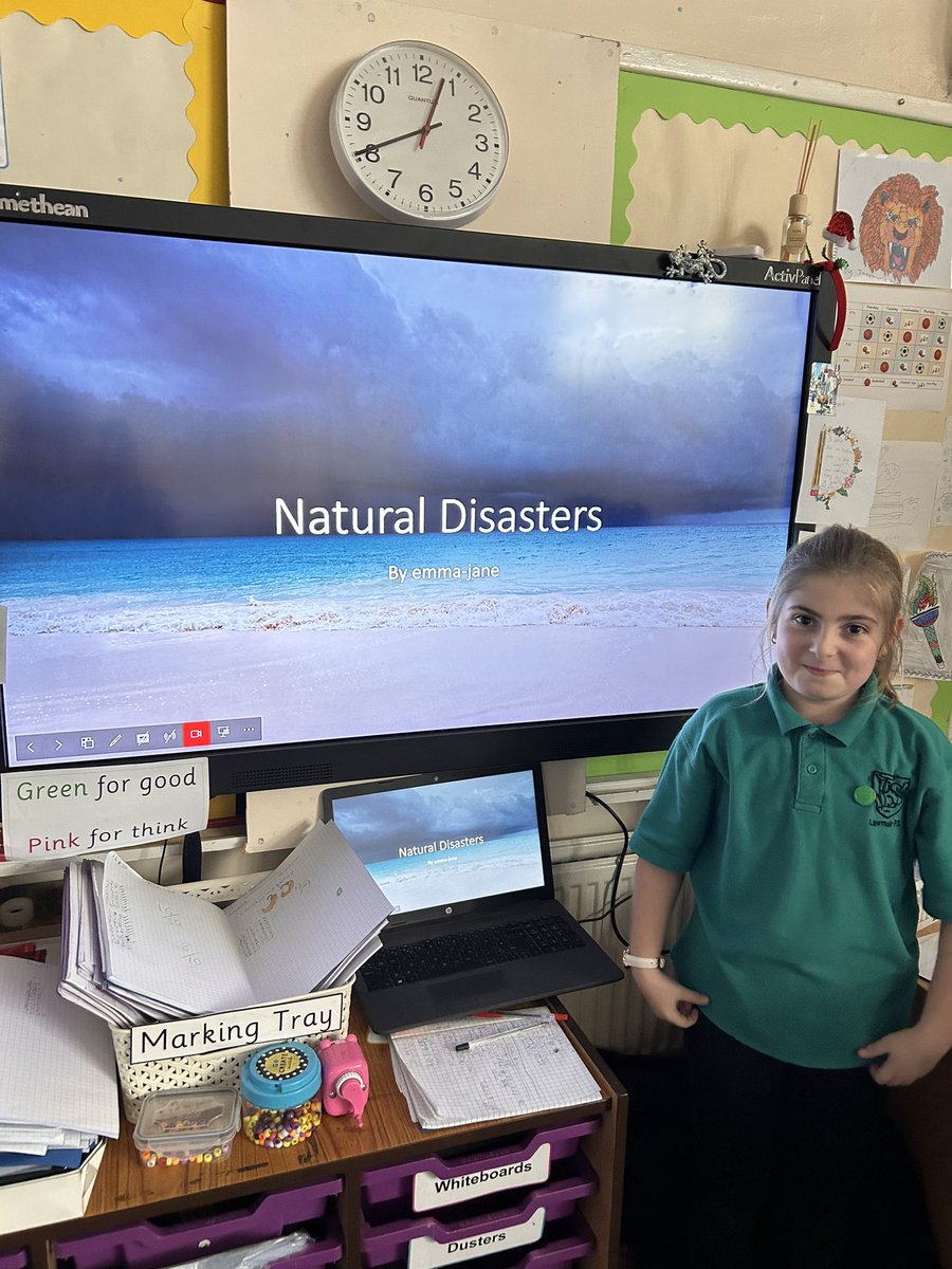 mrsburtj's tweet photo. More excellent PowerPoints from Room 10 to round off our learning on Natural Disasters🌪️🌋🌊 @LawmuirPS @DigitalLawmuir https://t.co/Y2wqyBZZVu