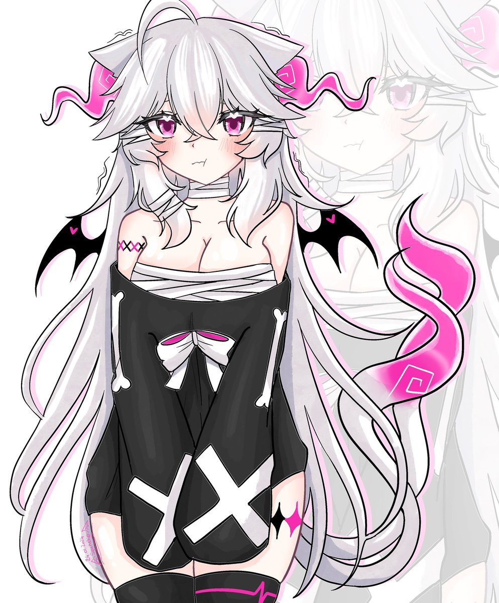swyureiold's tweet photo. Here is all the drawings of the Strip Game without the marks~ 🩷
Congrats hehe 🩷
But don’t stare too much UnU
#vtuber x #vtuberfr x #SquidCat https://t.co/WMEh0pc32J