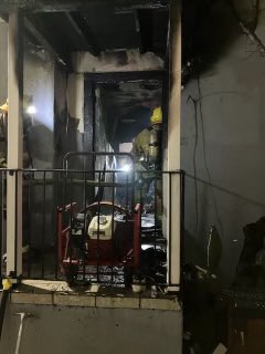 Apt. Fire 1/25 on the 400 blk. North Los Robles Ave. Multiple family dwelling fire was contained to one-unit. No injuries reported. Two residents received assistance from Red Cross. @PasadenaGov