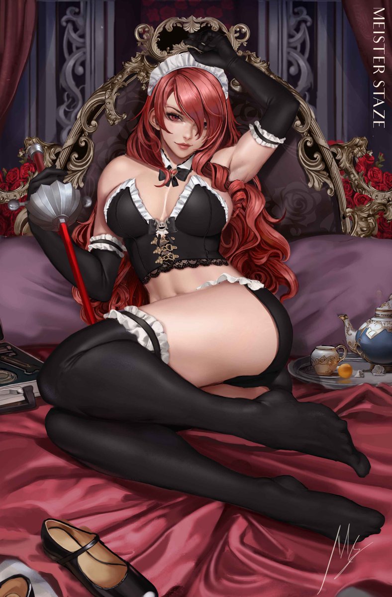 MeisterStaze's tweet photo. Maidsuru Kirijo from persona 3 😊. so hype for the upcoming p3 reload! 

I'm still working for another variants. stay tune!

#persona3 #Persona3Reload #MitsuruKirijo https://t.co/8GCu5qU5Sb