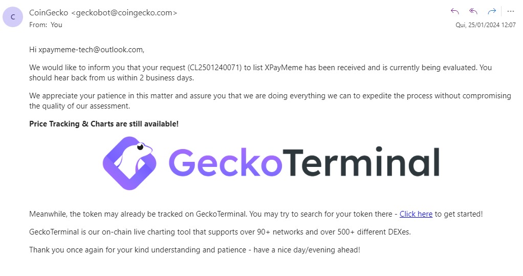 xpaymeme's tweet photo. Hello @coingecko! This is our listing request.

GeckoTerminal link: https://t.co/UAJwDABU6Z

🔗Join us: https://t.co/RASK8rOGWh https://t.co/VwhrxEL1KZ