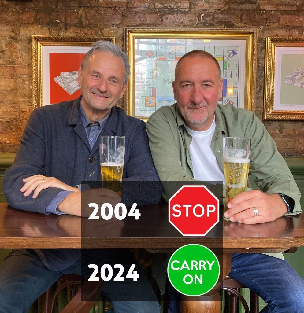 On 24th March 2004, the much-loved Mark and Lard show on BBC Radio 1 came to an end. Now, 20 years later, Mark Radcliffe and Mark Riley are joining forces once again, and of course, we just had to be part of it. 

Catch the livestream on 24th March:
livetoyourlivingroom.com/events/carry-o…