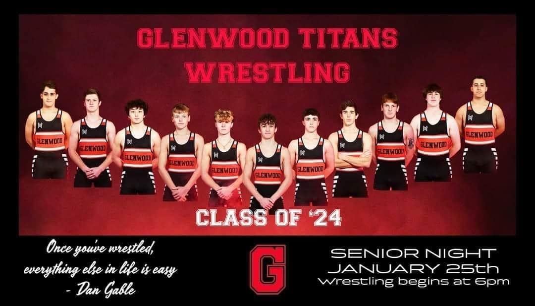 Tonight is senior night at the high school for the Chatham Glenwood wrestlers. This is the last time these boys will wrestle at home. Please come out at 6:00 pm and give them one last cheer in their home gym. <a href="/BCSD5_Athletics/">Glenwood Athletics</a> <a href="/Channel1450/">Channel1450com</a> <a href="/BCSD5_GHS/">Glenwood High School</a>