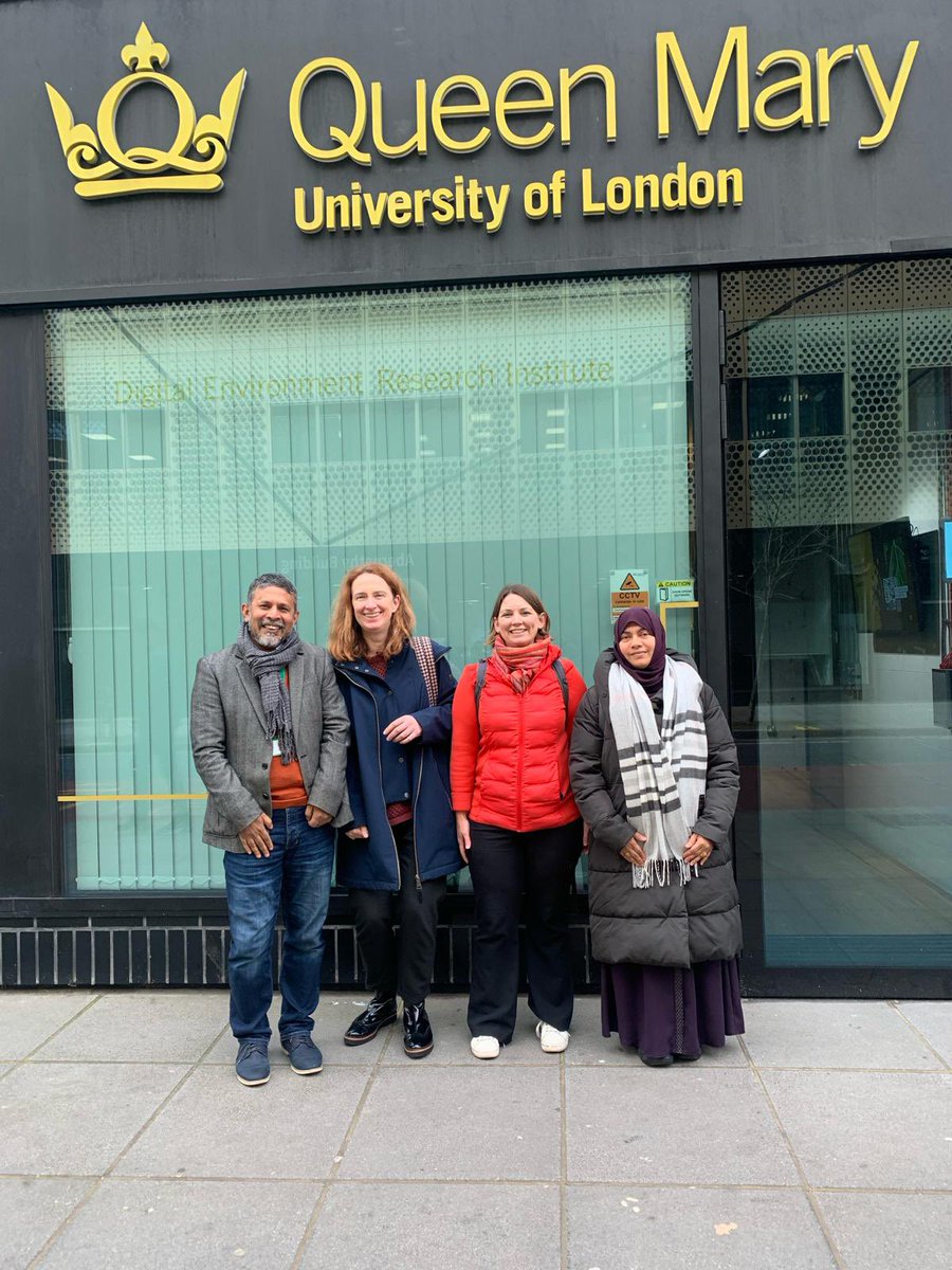 Great to be visiting @QMUL today to discuss the mission statement for @AI_Multiply with some of our participants and meeting online with participants from all over the UK and @uniofnewcastle. Great to be part of the team and conversation. @NIHRresearch
