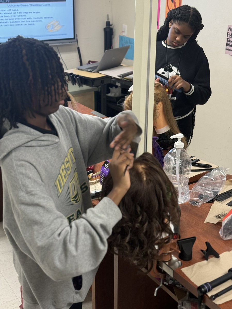 DeSoto ISD Career & Technical Education/CCMR (@desotoisdcte) on Twitter photo Stopped by the cosmetology classroom yesterday and it was jumping! Be sure to make your Salon Night appointment because these students are putting in the work to prepare. <a href="/usamahrodgers/">Dr. Usamah Rodgers</a> <a href="/StephanieM_111/">Stephanie McCloud</a> <a href="/pugh_247/">Melinda Pugh</a> Stopped by the cosmetology classroom yesterday and it was jumping! Be sure to make your Salon Night appointment because these students are putting in the work to prepare. <a href="/usamahrodgers/">Dr. Usamah Rodgers</a> <a href="/StephanieM_111/">Stephanie McCloud</a> <a href="/pugh_247/">Melinda Pugh</a>