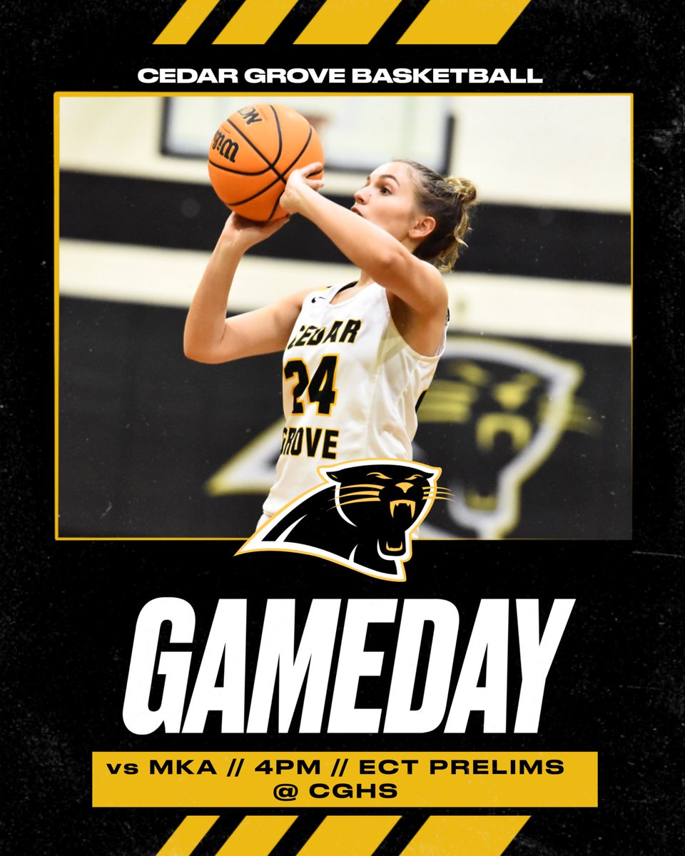 CGHS_Athletics's tweet photo. 🚨GAMEDAY🚨

🤼Wrestling🤼
🆚 | Essex County Tournament
⌚️ | 4pm 
📍 | Richard J Cody Arena

🏀Girls Basketball🏀
🆚 | MKA (Essex County Tournament)
⌚️ | 4pm 
📍 | CGHS

🏀Boys Basketball🏀
🆚 | BelovED Charters
⌚️ | 7pm
📍 | CGHS

Come out and support!! #LetGoPanthers https://t.co/KsxZrsboTb