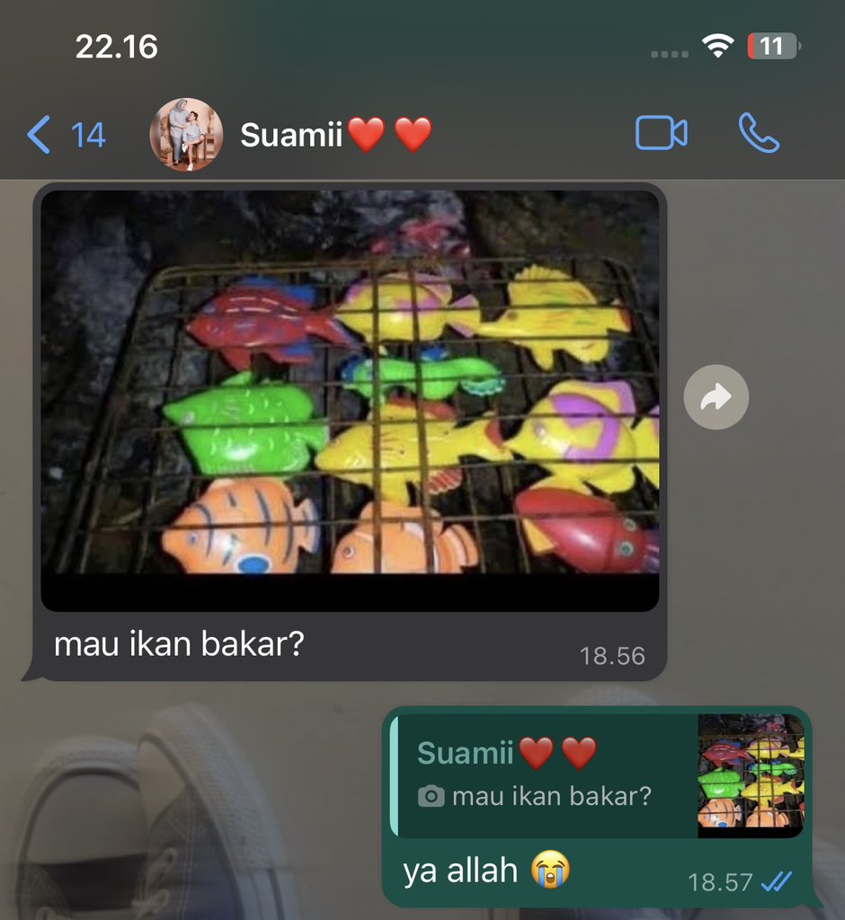 megasebelas's tweet photo. random bgt chat suami aing 😭💗 https://t.co/gsmFnh2LOG