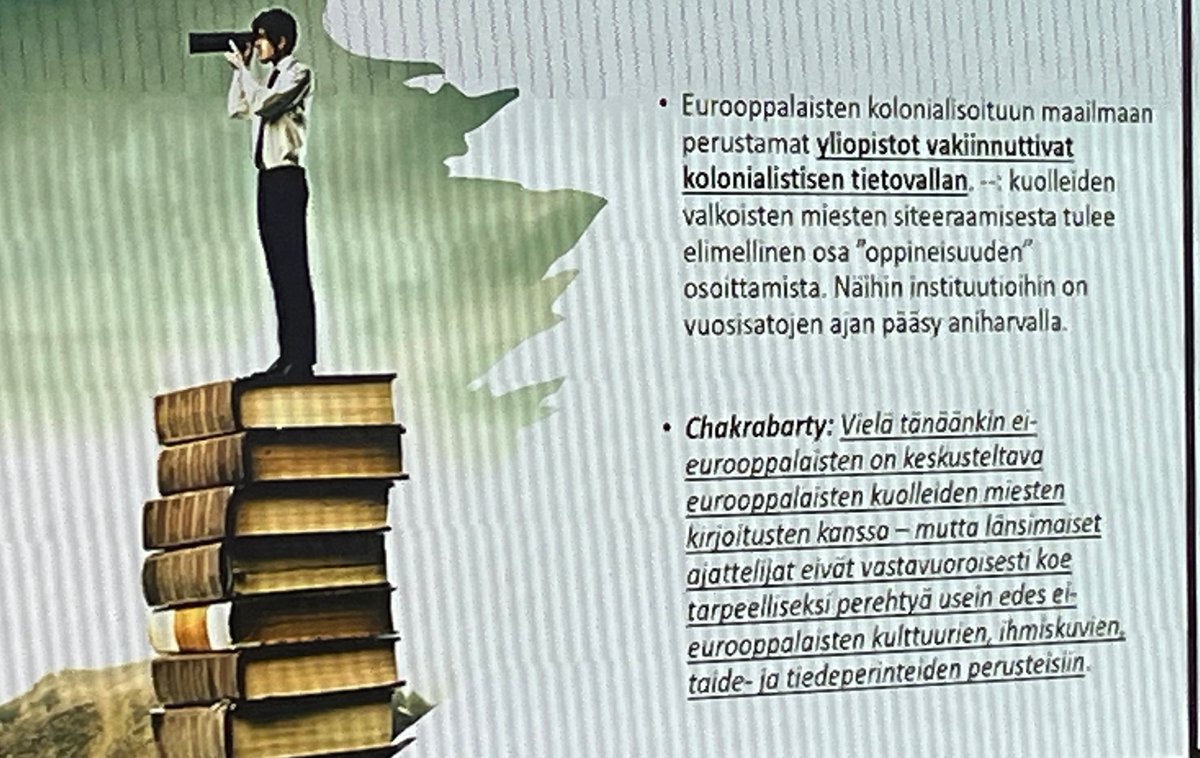 Oletko sinäkin aina ajatellut, että kuolleiden eurooppalaisten miesten siteeraaminen on sitä aitoa oikeaa sivistystä?
Anita Seppä kannustaa heittämään romukoppaan tällaisia suppeita ajatuksia! #tieteidenyö #sivistys2024