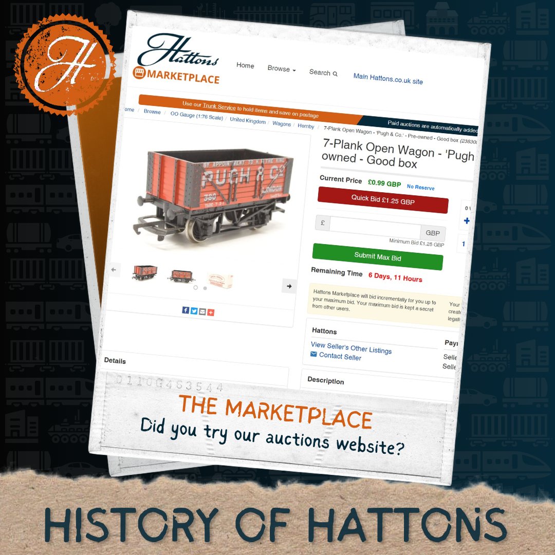 🔨 Did you try our Hattons Marketplace? This marked the first time you could bid for bargain preowned items using Hattons.

#HattonsMemories