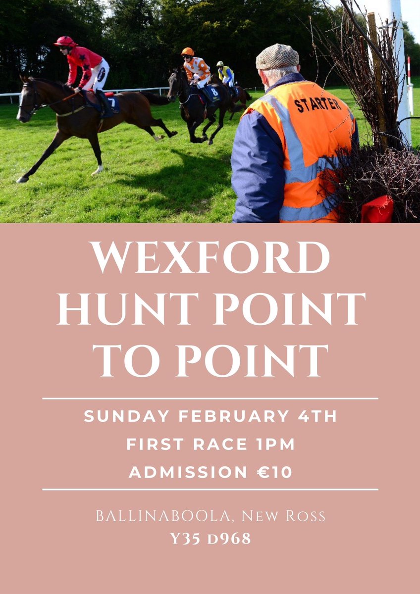 We’re back with a bang at Ballinaboula February 4th, with the first 4 year old maiden of the year ! 👏💪 <a href="/irishp2p/">p2p.ie</a> <a href="/ihrb_ie/">IHRB</a> <a href="/QrIrish/">Irish QR Association</a>