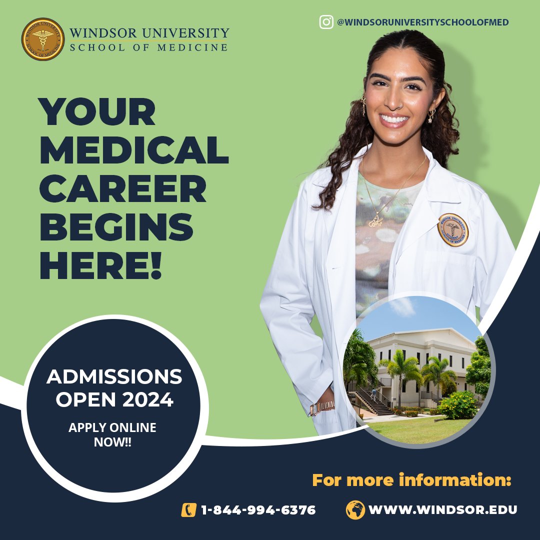 WUSOM's tweet photo. Your journey to becoming a doctor begins here. Are you ready to embrace the challenge?🥼

For more information on admissions, visit our website - https://t.co/zLubh8KpkR

#medstudents #medicaleducation #careerinmedicine #journeytomd #medicalstudents #mdprograms #futuredoctors https://t.co/gcKQkdlrF4