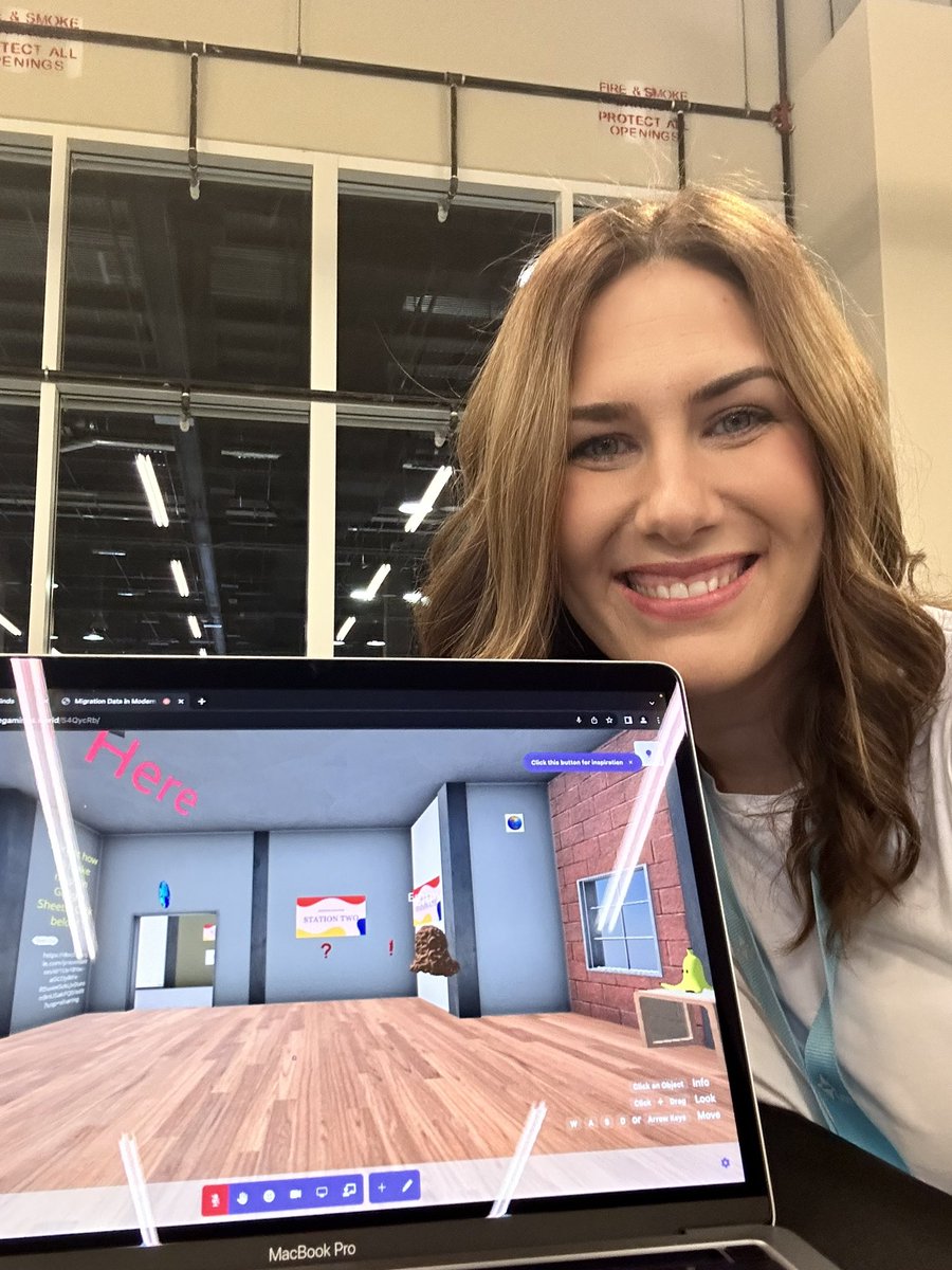 Repping the <a href="/GoMegaMinds/">MegaMinds - AI Learning Platform</a> booth this morning at the Hands On Immersive Playground! Come see me in N222 to learn about how to go from static lecture to immersive, student-led exploration! #FETC