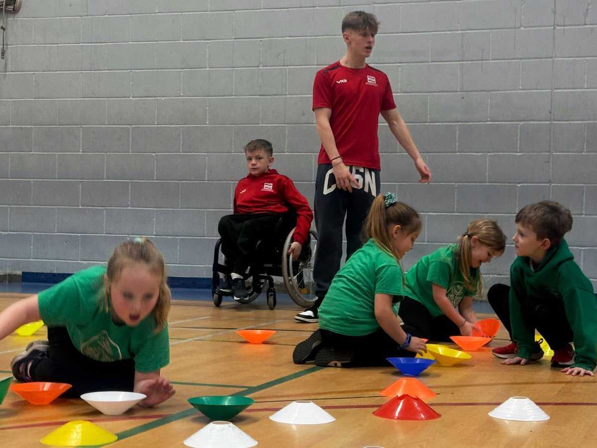 Another fun filled day for the <a href="/coleggwent/">Coleg Gwent</a> BGLZ Btec Level 3 Sports learners coaching multi skills to the Brynmawr cluster primary schools. <a href="/Aneurinleisure/">Aneurin Leisure</a> #Fun #LearningExperience